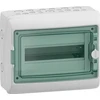 Schneider Electric SCHNEIDERE Hermetinis skirstomasis skydas Schneider Mureva / d. Kaedra 1x12 IP65 UV MRV-1-12-NT-T 13431 paviršinės permatomos durys.