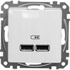 Schneider Electric GN.USB 2.1A BALTOS SEDNA DIZAINAS