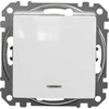 Schneider Electric SCHNEIDERE Schneider Sedna Design SDD111107L kryžminė jungtis su foniniu apšvietimu baltu dizainu ir elementais