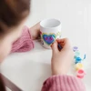 Scholastic Us Totum UNICORN PUODYLIS UNICORN keraminis puodelis, skirtas dažyti Unicorn dažais