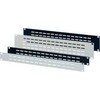 SCHROFF 19 priekinis skydelis, ventiliuojamas, 3 HU, 2,5 mm, Al, RAL 7035