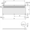 SCHROFF Panel tylny , perforowany, nieekranowany, do RatiopacPRO i PropacPRO, 3 HU, 84 HP
