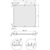 SCHROFF SCHROFF Priekinis skydelis, U profilis, Modernizuotas ekranavimas, 3 HU, 8 HU, 2,5 mm, Al, anoduotas priekis, laidi galinė dalis