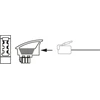 Schwaiger Adapteris TAE-F Steck.RJ45 gniazdo