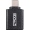 Adapteris USB Schwaiger CAU310 USB-A - USB-C Juodas (CAU310 533)