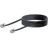 Schwaiger RJ11 6P4C 6m, juodas (TAL6331533)