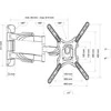 Schwaiger sieninis laikiklis LWH35535 513 23'' - 75''