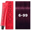 Schwarzkopf Profesionalūs plaukų dažai, Igora Royal, Permanent Hair Dye, 6-99 Dark Skirtas šviesiems plaukams Violet Extra, 60 ml
