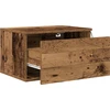 Sieninis naktinis staliukas 2 vnt. Senas medis 50 x 36 x 30 cm