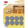 Scotch 3M SCOTCH lipnios apsauginės slydimo pagalvėlės, apvalios, 19 mm, 8 vnt., pilkos