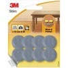 Scotch 3M 3M Scotch lipnios apsauginės-slidumą mažinančios pagalvėlės SCOTCH, apvalios, 25mm, 8 vnt., juodos
