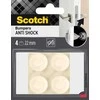 Scotch Duriamieji slopinamieji amortizatoriai SCOTCH, lipnūs, apvalūs, 22 mm, 4 vnt., balti