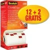 Scotch SCOTCH ® Crystal (6-1933R14), 19mm, 33m, 12 + 2vnt. PUSIAUSVYRAI