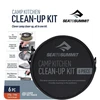 Sea To Summit Rinkinys do sprzątania Camp Kitchen Clean Up Kit - 6 dalys su płynem 6 (STS053701/UNI)