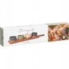 Secret De Gourmet PIECES Keraminiai užkandžių dubenėliai VOYO, 4 vnt. stačiakampiame padėkle.
