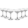 Secret De Gourmet Flat champagne glasses, 4 pieces, 250 ml