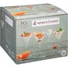 „Secret de Gourmet“ kokteilių stiklinės, 4 vnt., 300 ml
