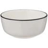 Secret De Gourmet ALIX porcelianinis dubuo, juodas kraštas, Ø15 cm