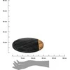 Secret De Gourmet GEOM HYGGE pasukamas padėklas, Ø 30 cm, marmuras, juodas
