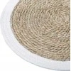 Secret De Gourmet Seagrass stalo ploviklis HAPPY, Ø 38 cm, su baltu apvadu