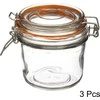 Secret De Gourmet PIECES Stiklinis indas su dangteliu ir spaustuku, 350 ml, 3 vnt