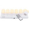 Securit Securit® AMSTERDAM LED Fyrfadslys 12 stk. + ladest., hvidt lys
