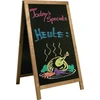 Plakatas Securit Gadeskilt 70x125 cm Teak ramme,1 stk