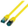 „Securitynet“ jungiamasis laidas RJ45 S/FTP 6A LSZH geltonas 3 vnt.