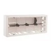 Securitynet Triguba paviršinio montavimo dėžutė / 6 moduliai / balta WP45X4563