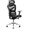 Ergonominė kėdė DIABLO V-COMMANDER, Juodos/ Pilkos spalvos