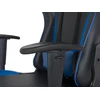 Beliani Krzesło biurowe GAMER Ekoskóra Tamsiai mėlyna