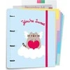 Pusheen - Purrfect Love kolekcijos A4 formato segtuvas su kortelėmis (4 žiedai, gumytė)