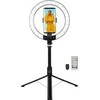 LogiLink Asmenukių lazda išmanusis telefonas-Ringlicht m.Selfie-Stick-Stativ,DM 20cm
