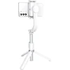 OEM asmenukių lazda su belaidžiu nuotolinio valdymo pultu ir trikoju bei stabilizatoriumi GIMBAL SSTR-L08 baltas