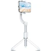 OEM asmenukių lazda su belaidžiu nuotolinio valdymo pultu ir trikoju bei stabilizatoriumi GIMBAL SSTR-L08 baltas