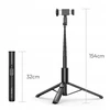 Asmenukių lazda Ulanzi Tripod Selfie Stick 154 cm 2in1 + Nuotolinio valdymo pultas 10m telefono laikiklis / Ulanzi / Sk27 / SKU:s017