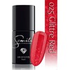 Semilac 025 Glitter Raudona 7ml