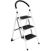Haushalt Semilac 3 STEP STEEL LADDER BL-C103 Baltas