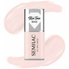 Semilac SEMILAC Skin Tone Baza coverowa do lakierów hybrydowych półtransparentna Glitter Rose 7 ml