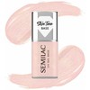 Semilac SEMILAC Skin Tone Baza coverowa do lakierów hybrydowych półtransparentna Glitter Peach 7 ml