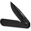 Sencut by We Knife Nóż SENCUT Aetheris Micarta All Juodas