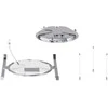 SENNHEISER TEAM CONNECT LUBINIAI VIDUTINIAI KATTOMIKROFONI ĮLENKIAMAS MONTAVIMAS