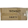 SENSE7 biuro kėdė, minkšta, juoda