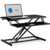 SENSE7 biuro konverteris rašomasis stalas Juodas 81 cmx40 cm