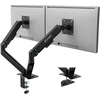 SENSE7 Laikiklis biurkowy na 2 monitory 17''-32'' HANG DOUBLE Light