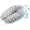 Maitinimo pagalvė Sensillo Maternity Croll Xl Pilkas Stars, 180 cm