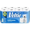 POPIER TUALET VELTIE Baltas 16RUL