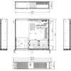 NETRACK NP5107 Netrack serverio dėklas mini-ITX/microATX, 482*88,8*390mm, 2U, stelažas 19