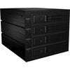 Icy Box RaidSonic ICYBOX Backplane 4x SAS/SATA 3.5 HDD, skirtas 3x5.25 skyriui Hot Swap Trayless MiniSAS jungtis Juodas