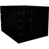 Icy Box RaidSonic ICYBOX Backplane 4x SAS/SATA 3.5 HDD, skirtas 3x5.25 skyriui Hot Swap Trayless MiniSAS jungtis Juodas